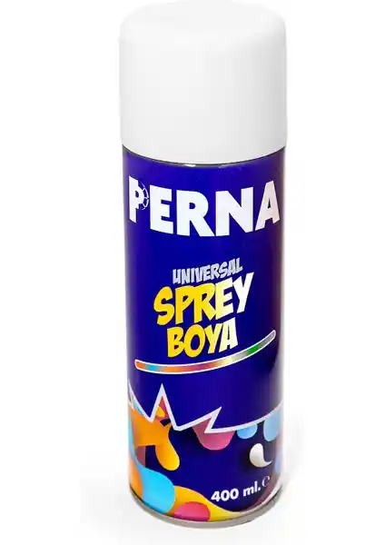 Perna Sprey Boya Beyaz 400 ml ile Pratik ve Dayanıklı Yüzey Boyama Çözümü