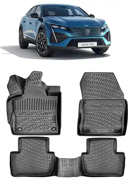 Peugeot 408 2023 Sonrası İçin Rizline Siyah 3D Havuzlu Paspas Ürünü Özellikleri ve Avantajları