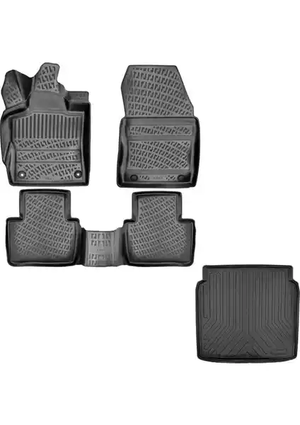 Peugeot 408 için Rizline 3D Havuzlu Paspas ve Bagaj Havuzu Seti Detaylı İnceleme