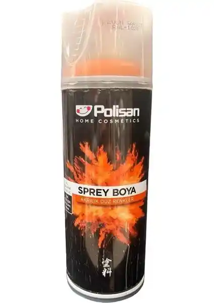 Polisan Akrilik Sprey Boya Kavun Sarısı RAL1028 ile Dayanıklı ve Estetik Boyama Çözümü