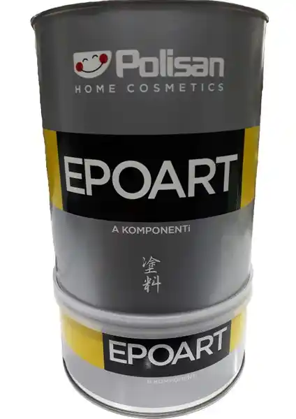 Polisan Epoksi Reçine EPOART Ultra Şeffaf 0,8KG: Çok Yönlü ve Dayanıklı Kaplama Çözümü