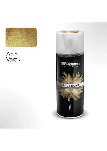Polisan Özel Amaçlı Sprey Boya Altın Varak 400 ml: Dekoratif ve Dayanıklı Boya Çözümleri