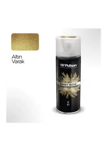 Polisan Özel Amaçlı Sprey Boya Altın Varak: Estetik ve Dayanıklı Kaplama Çözümü