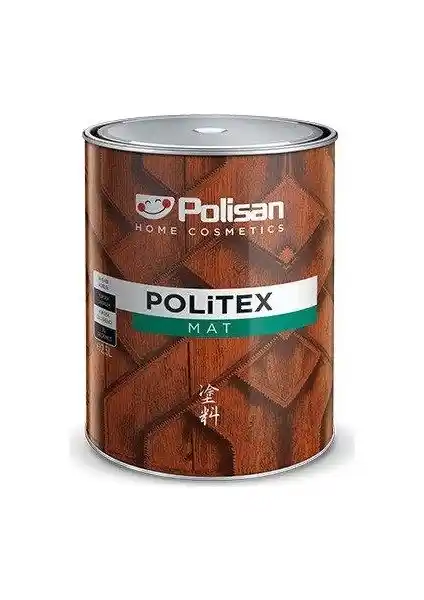 Polisan Politex Lüx Vernik Ahşap Koruyucu Mat 0,75LT Doğal Bambu Rengi