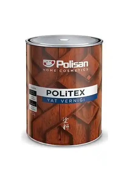 Polisan Politex Yat Verniği Parlak Şeffaf 2,5lt Denizcilik ve Ahşap Sektörleri İçin Güvenilir Koruma