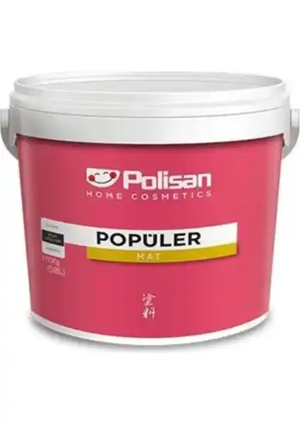 Polisan Popüler Plastik Boya 20 kg İç Mekan Kullanımı ve Özellikleri