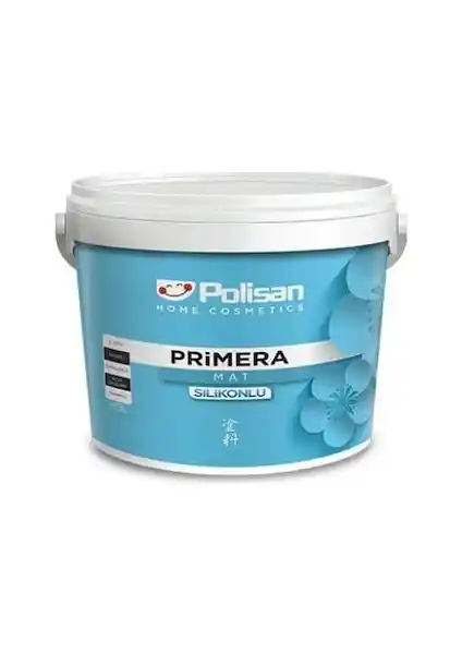 Polisan Primera Silikonlu Mat İç Mekan Boyası 15 lt - Dayanıklı ve Estetik İç Dekorasyon Ürünü