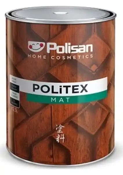 Polisan Vernikli Politex Mat Ceviz 2.5 Lt: Dayanıklı ve Estetik Ahşap Kaplama Çözümü