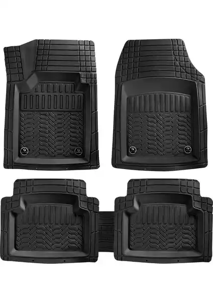 Promats Üniversal Oto Paspas 4D Maximum Siyah Araç İçin Koruma ve Estetik Çözüm