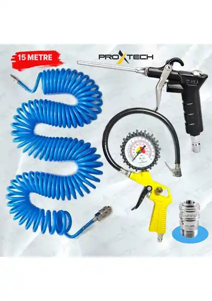 Proxtech Çok Fonksiyonlu Lastik Şişirme ve Hava Hortumu Seti İncelemesi ve Kullanım Rehberi