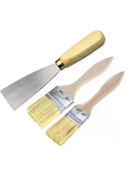Real Özs 3'lü Ahşap Saplı Duvar Boya Fırçası Seti Detaylı İnceleme ve Özellikler