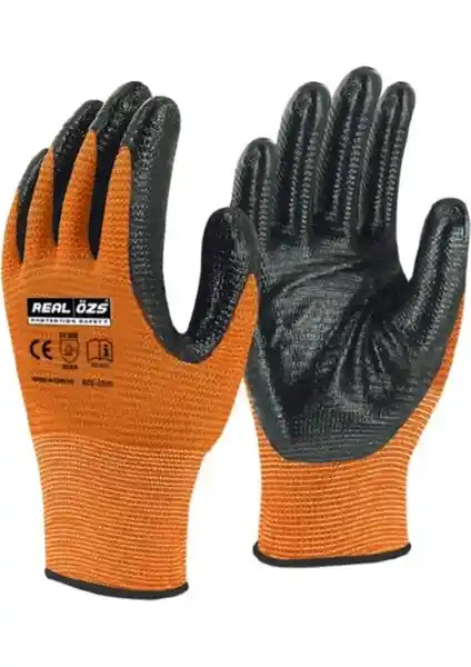 Real Özs Zebra İş Eldivenleri: Dayanıklı ve Güvenilir Endüstriyel Koruyucu Eldivenler