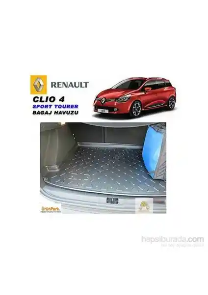 Renault Clio 4 Sport Tourer 2013 Model İçin Dayanıklı ve Estetik Bagaj Havuzu Seçenekleri