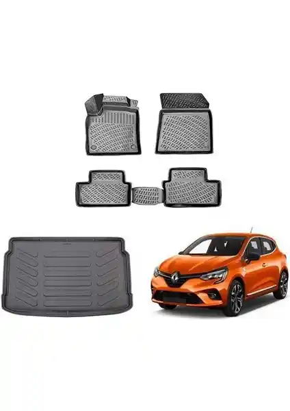 Renault Clio 5 2020+ İç ve Bagaj Koruma Aksesuarları Yüksek Kalite ve Estetikle Uyumlu