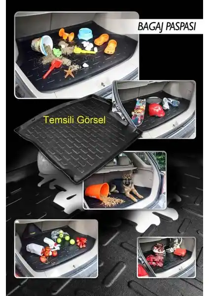 Renault Clio 5 HB 2020 ve Sonrası İçin Dayanıklı ve Pratik Bagaj Havuzu Tanıtımı