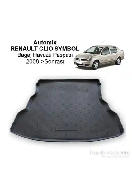 Renault Clio Symbol 2008-2012 İçin Dayanıklı ve Estetik Bagaj Havuzu Çözümü