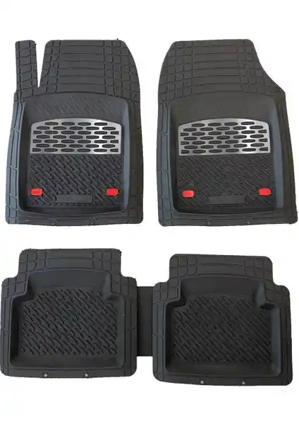 Renault Fluence 2009-2016 İçin Krom Gri 3D Paspaslar Modern ve Dayanıklı Tasarım