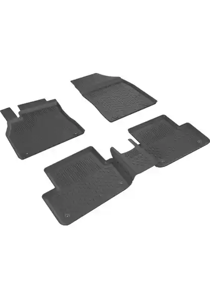 Renault Megane 3 2009-2015 İçin Uyumlu Havuzlu Premium Oto Paspas Seti