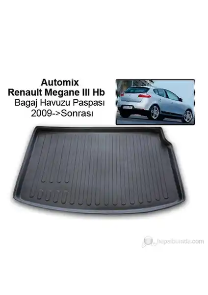 Renault Megane 3 İçin Dayanıklı ve Estetik Bagaj Havuzu Paspası Ürün İncelemesi