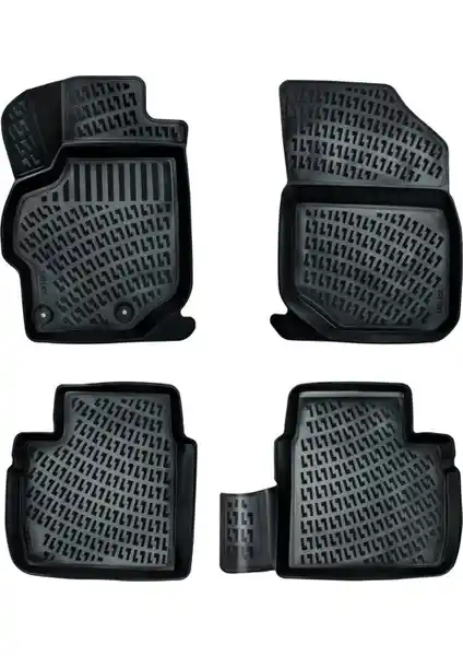 Renault Megane 4 Sedan 2016 Sonrası İçin Dayanıklı ve Estetik 3D Havuzlu Paspas Ürünü