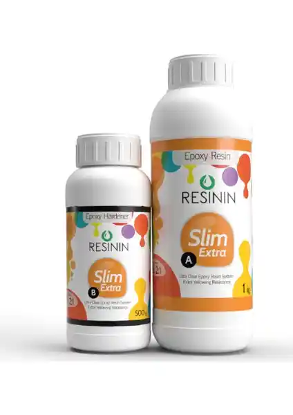 Resinin Slim Extra 1500 Gr A+B Epoksi Reçine ile Yüksek Kalite ve Dayanıklılık