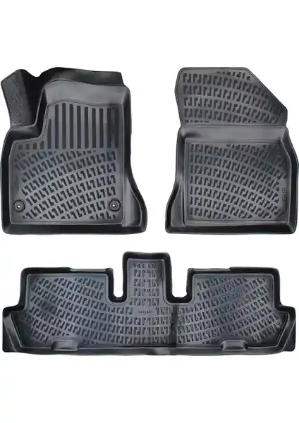 Rizline Citröen C4 Grand Picasso İçin 7 Koltuklu 3D Havuzlu Paspaslar Güvenli ve Estetik Koruma