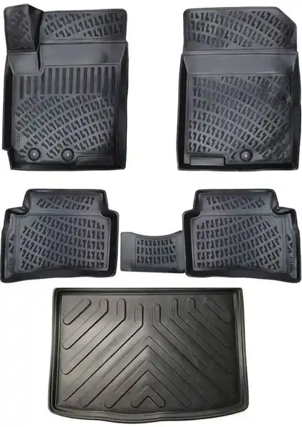 Rizline Kia Stonic 3D Havuzlu Paspas ve Bagaj Havuzu: Koruma ve Estetik Çözüm