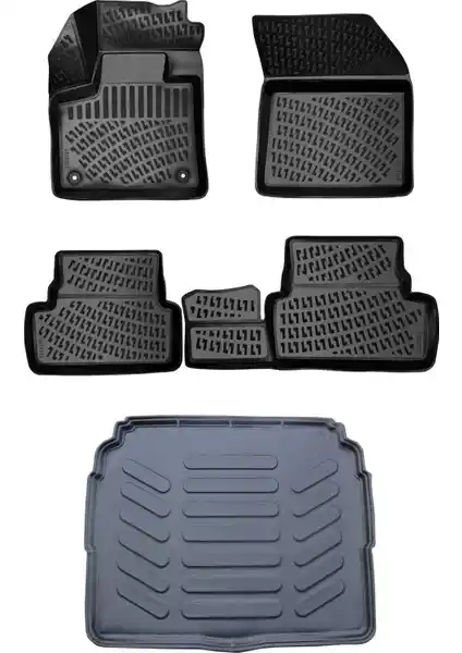 Rizline Opel Grandland X İçin 3D Havuzlu Paspas ve Bagaj Havuzu Ürünleri