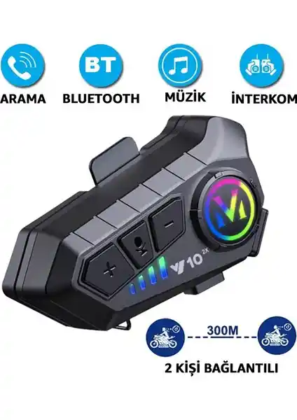 Robeve Y10-2X Bluetooth Kask Interkom: Güvenli ve Yüksek Teknolojili Motosiklet İletişim Cihazı