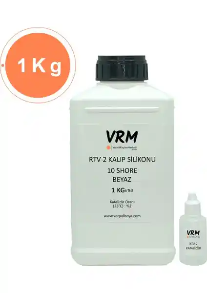 RTV-2 Beyaz Kalıp Silikonu 1 KG Yüksek Performanslı Döküm ve Kalıp Alma Çözümü