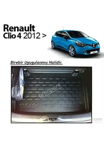 SAN METAL Yeni Clio 4 Bagaj Havuzu Paspası Dayanıklı ve Estetik Çözüm