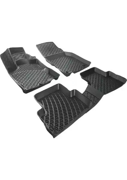 Seat Arona 2021 ve Sonrası İçin Siyah 3D Havuzlu Paspaslar Tam Uyumu ve Dayanıklılığıyla