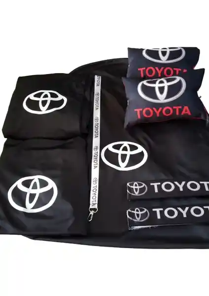 Sekutuning Toyota Siyah Penye Servis Kılıfı Seti ile Araç İçin Estetik ve Konfor Artırıcı Çözüm