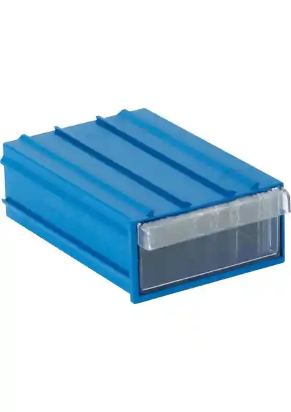 Sembol Plastik Set 102 Mavi Şeffaf Çekmeceli Saklama Kutusu - Dayanıklı ve Pratik Organizatör