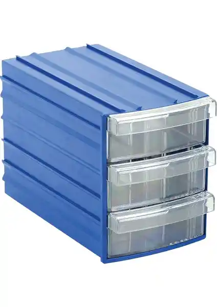 Sembol Plastik Y93 Oval 3 Çekmeceli Saklama Kutusu: Fonksiyonellik ve Estetik Birlikte