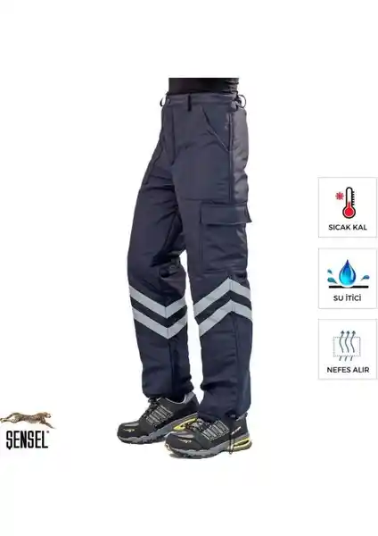 Şensel Reflektörlü Soğuk Hava Pantolonu: Dayanıklı ve Güvenli Kış Giyim Seçeneği