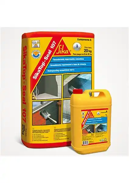 Sika Topseal 107 Gri 25 Kg ile Güçlü ve Esnek Su Yalıtım Çözümü