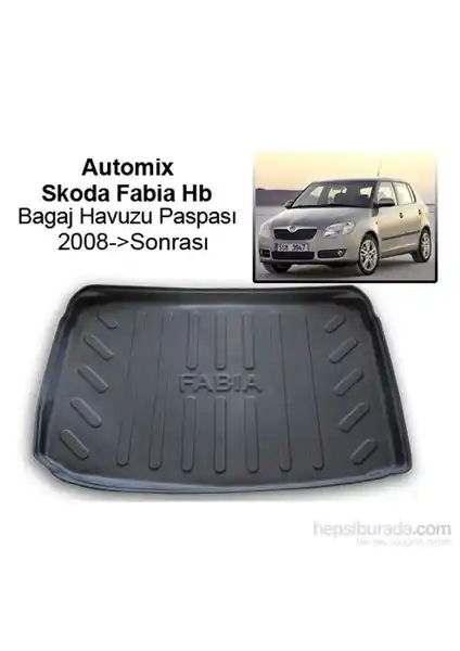 Skoda Fabia Hatchback İçin Automix Bagaj Havuzu Dayanıklılık ve Koruma Sağlar