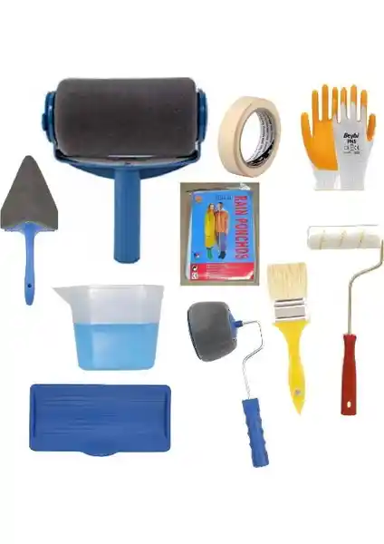 Smart Paint Rulo 10 Parça Damlatmayan Boya Seti ile Profesyonel ve Temiz Boyama Deneyimi