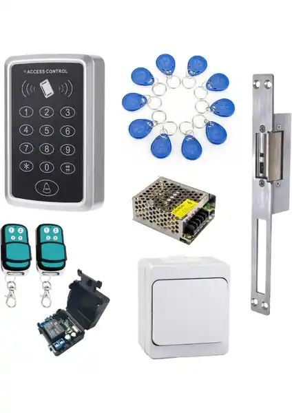 Sonex RFID Uzaktan Kumandalı Şifreli Kapı Kilidi Seti Güvenlik Çözümleri