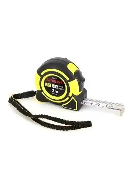 Starline 3 Metre Şerit Metre - Dayanıklı ve Ergonomik Ölçüm Aracı