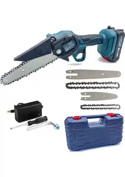 Stilmax 24V 5AH 2000W Çift Akülü Dal Kesme Testeresi ile Bahçe İşlerinizi Kolaylaştırın