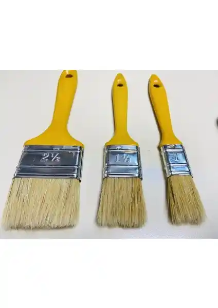 Stilson 3 Adet Farklı Boy Fırça Seti: Çok Yönlü ve Ekonomik Sanat ve Hobi Malzemeleri