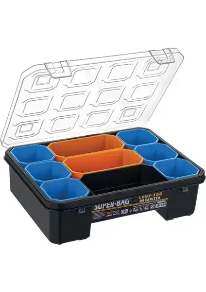 Super-Bag Küp Organizer Düzenleyici CUBE-200 ile Pratik ve Şık Depolama Çözümü