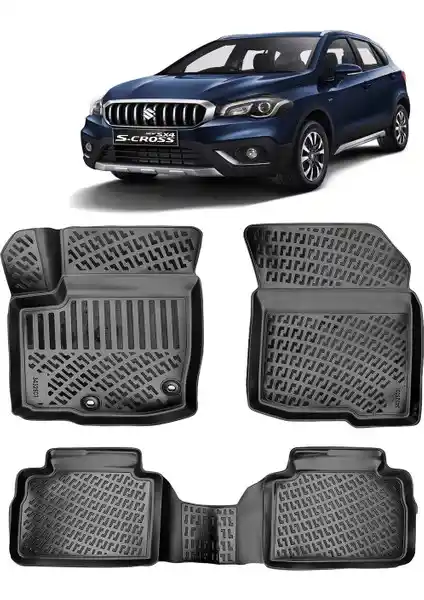 Suzuki S-Cross 2022 Sonrası İçin Rizline 3D Havuzlu Siyah Paspaslar Teknik Özellikleri ve Kullanım Avantajları