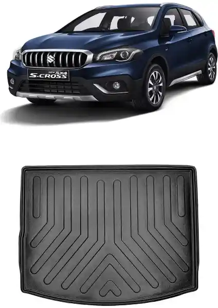 Suzuki S-Cross Üst 2022 Sonrası İçin Dayanıklı ve Estetik 3D Bagaj Havuzu