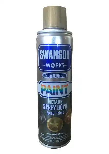 Swanson Works Metalik Sprey Boya Gümüş 400 ml: Yüksek Kalite ve Kolay Uygulama Özellikleri