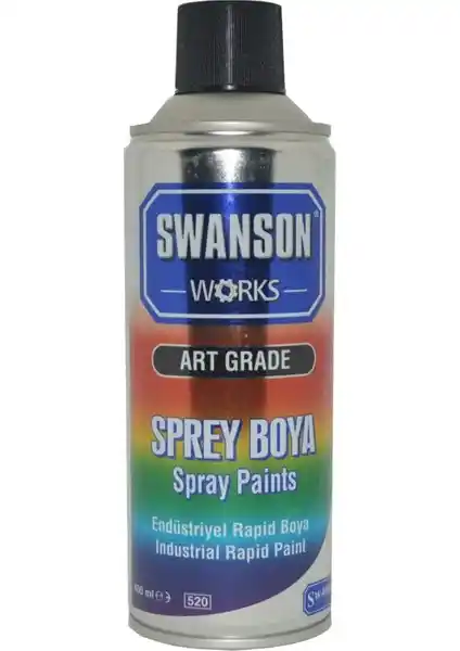 Swanson Works Sprey Boya Beyaz 250 ml: Çok Yönlü ve Dayanıklı Sprey Boya Çözümü