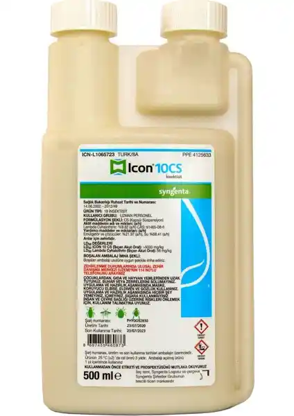 Syngenta Icon 10 Cs Haşere Kontrol Çözümü Güvenilir ve Etkili Bir Pestisittir