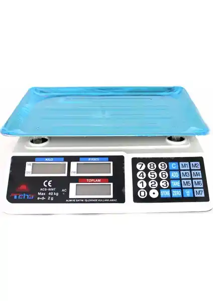 Taha 40 kg Elektronik Terazi: Güvenilir ve Dayanıklı Tartım Çözümü